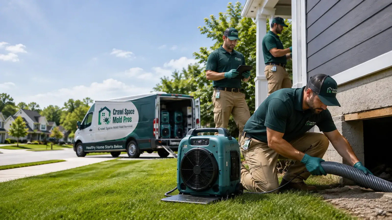 Crawl Space Mold Removal in Auburn, NE